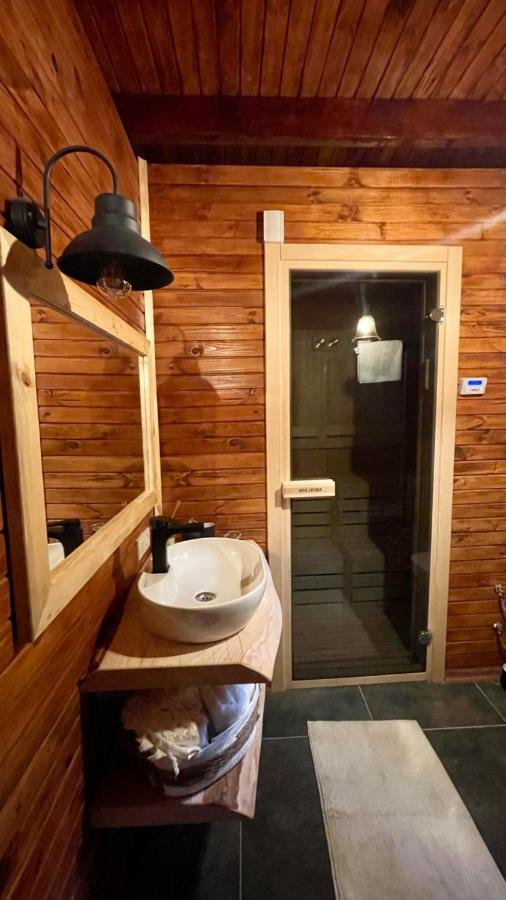 Panurlawoodenhouse Ozel Havuz& Sauna Mavi 외부 사진